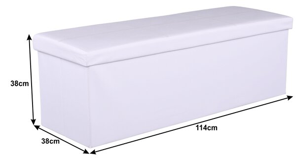Taburet Zaura (bílá)