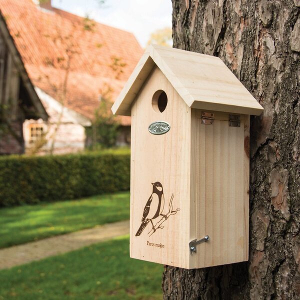 Ptačí budka Simple2, 30x17x14 cm, dřevo, hnědá