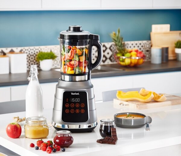 Tefal - Varný stolní mixér HIGH SPEED ULTRABLEND BOOST 1300W/230V šedá