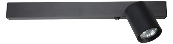 Nástěnné svítidlo Magnet Right, 1x černé kovové stínítko + 1x LED 5W, b