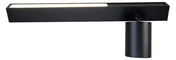 Nástěnné svítidlo Magnet Right, 1x černé kovové stínítko + 1x LED 5W, b
