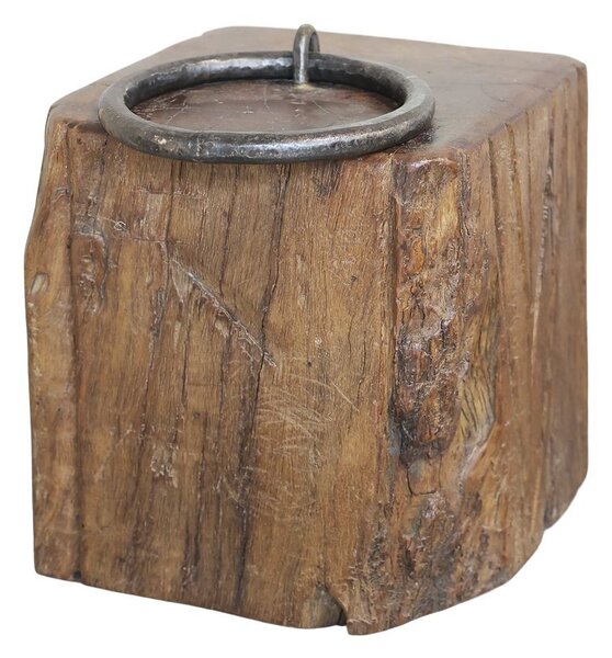 Hnědá dřevěná zarážka ke dveřím Grimaud Unit - Chic Antique