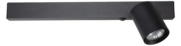 Nástěnné svítidlo Magnet Right, 1x černé kovové stínítko + 1x LED 5W, b