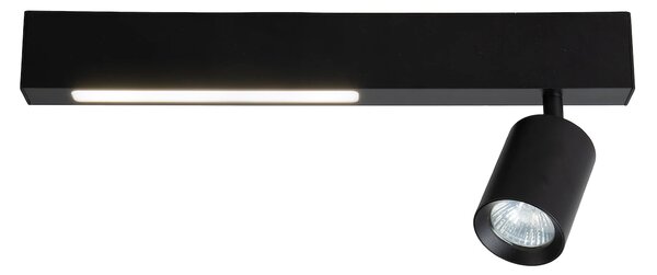 Stropní svítidlo Magnet, 1x černé kovové stínítko + 1x LED 5W, b