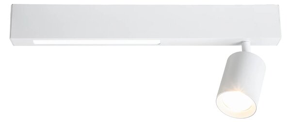 Stropní svítidlo Magnet, 1x bílé kovové stínítko + 1x LED 5W, w