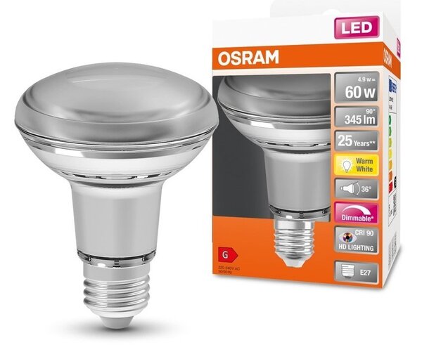 LED stmívatelná žárovka E27 4,8 W SUPERSTAR, teplá bílá