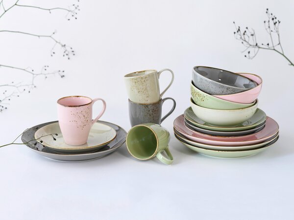 KOMBINOVANÁ SOUPRAVA, 16dílné, porcelán Creatable - Online Only nádobí, Online Only