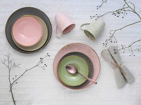 KOMBINOVANÁ SOUPRAVA, 16dílné, porcelán Creatable - Online Only nádobí, Online Only