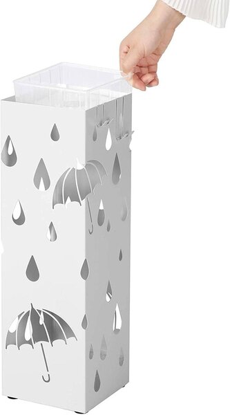 Kovový stojan na deštníky Rainy, 49x15,5 cm