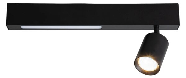 Stropní svítidlo Magnet, 1x černé kovové stínítko + 1x LED 5W, b