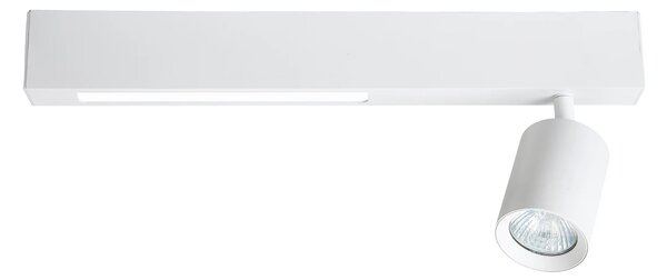 Stropní svítidlo Magnet, 1x bílé kovové stínítko + 1x LED 5W, w