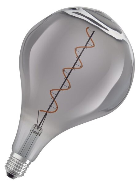 Stmívatelná kouřová LED žárovka E27 4,5 W BIG GRAPE, teplá bílá