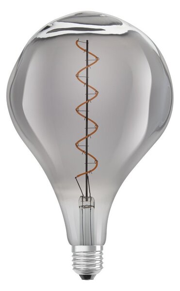 Stmívatelná kouřová LED žárovka E27 4,5 W BIG GRAPE, teplá bílá