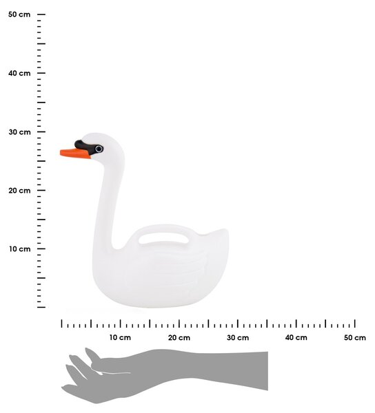 Dětská konev na zalévání Swan, 2 l, bílá