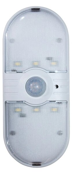 Nástěnné LED svítidlo, 1x LED 0,5w 4000k, w, pohybový senzor