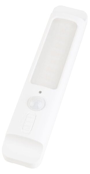 LED svítidlo do skříňky, 1x LED 0,5w 4000k, w, pohybový senzor + věšák