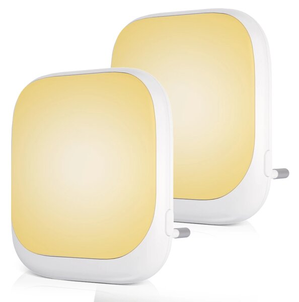 LED svítidlo do zásuvky Pati, 1x LED 0,5w, 2700k, w, senzor soumraku