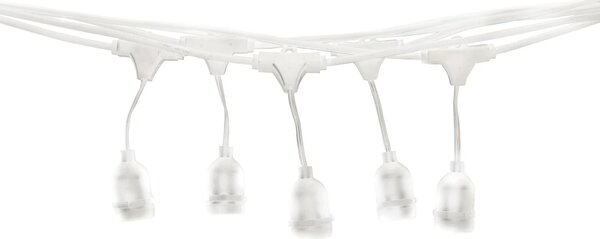 LED světelný řetěz Basic, 15m, (bez žárovek), w