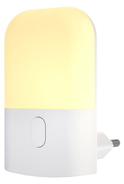 LED svítidlo do zásuvky Kama, 1x LED 0,5w, 2700k, w, senzor soumraku