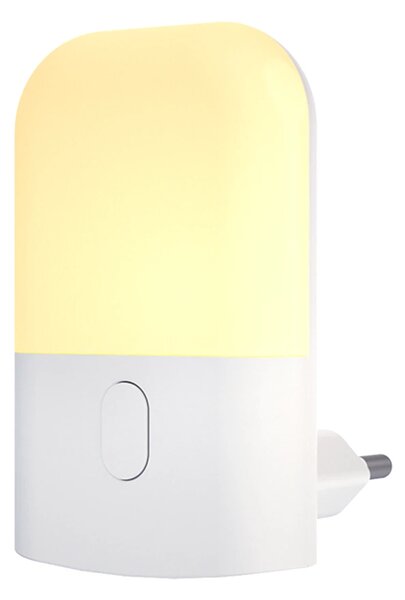 LED svítidlo do zásuvky Kama, 1x LED 0,5w, 2700k, w, senzor soumraku