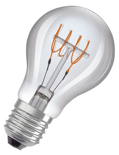 2 ks retro LED žárovka E27 5,9 W BASE CLASSIC A, teplá bílá
