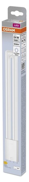 Trubicová LED žárovka 2G11 12 W DULUX, studená bílá