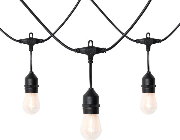 LED světelný řetěz 10 metrů 10 světel jasný IP44 - Chill
