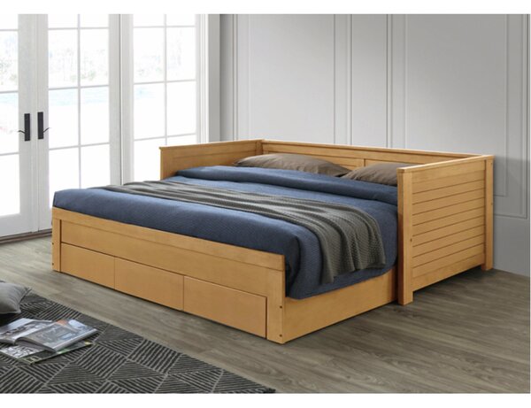Jednolůžková rozkládací postel 90 cm Greta (s rošty)