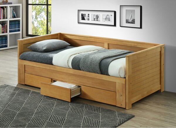 Jednolůžková rozkládací postel 90 cm Greta (s rošty)