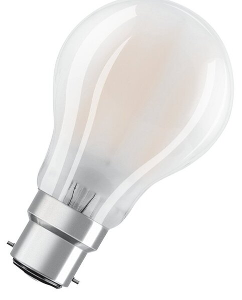 Matná LED žárovka B22d 11 W STAR, teplá bílá