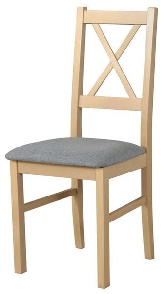 Jídelní židle NILA 10 dub sonoma/světle šedá