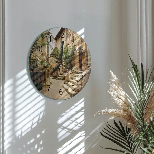 Skleněné nástěnné hodiny Avenue Palms zsoc-fi30-00174539
