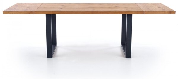 HALMAR Jídelní rozkládací stůl Press 160/250 cm dub artisan/černý