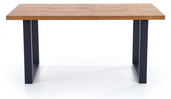 HALMAR Jídelní rozkládací stůl Press 160/250 cm dub artisan/černý