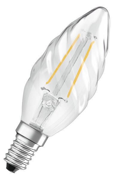 Retrofit LED žárovka E14 2,5 W CLASSIC BW, teplá bílá
