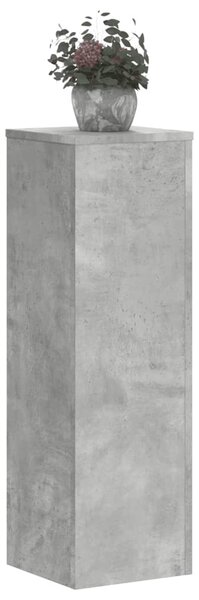 Stojany na rostliny 2 ks betonově šedé 25 x 25 x 80 cm kompozit