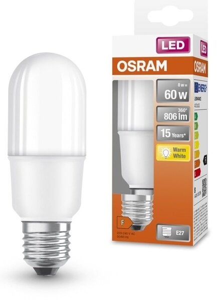 LED žárovka E14 8 W STAR STICK, teplá bílá