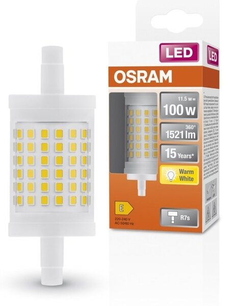 Speciální LED žárovka R7s 11,5 W LINE, teplá bíá