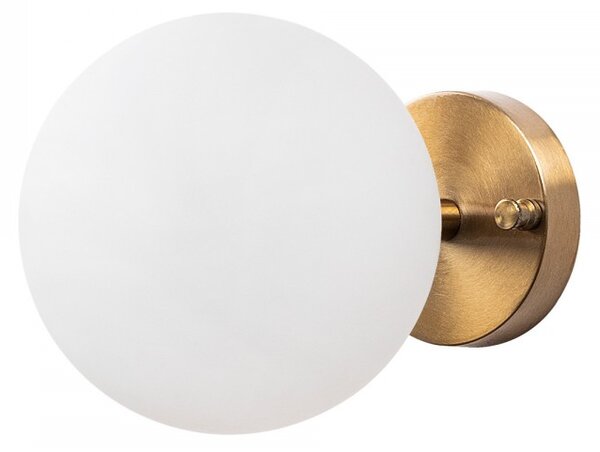 Opviq Nástěnná lampa Atmaca zlatá/bílá