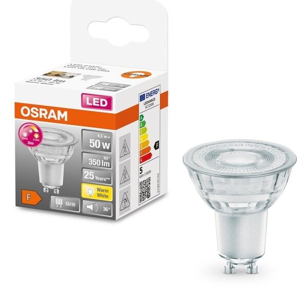 Reflektorová LED žárovka GU10 4,5 W SUPERSTAR, teplá bílá