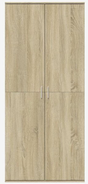 Skříň highboard dub sonoma 80 x 35 x 180 cm kompozitní dřevo 3276653
