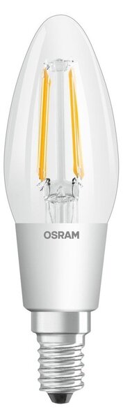 LED žárovka se stmívatelným efektem E14 4,5 W CLASSIC B, teplá bílá
