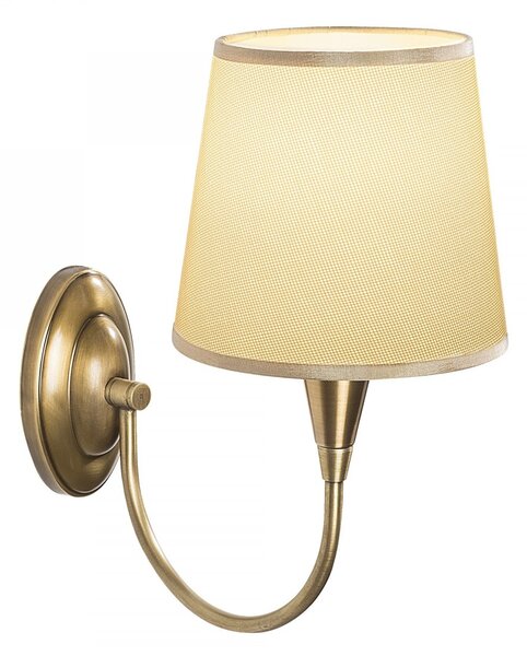 Opviq Nástěnná lampa Pardo mosaz/bílá