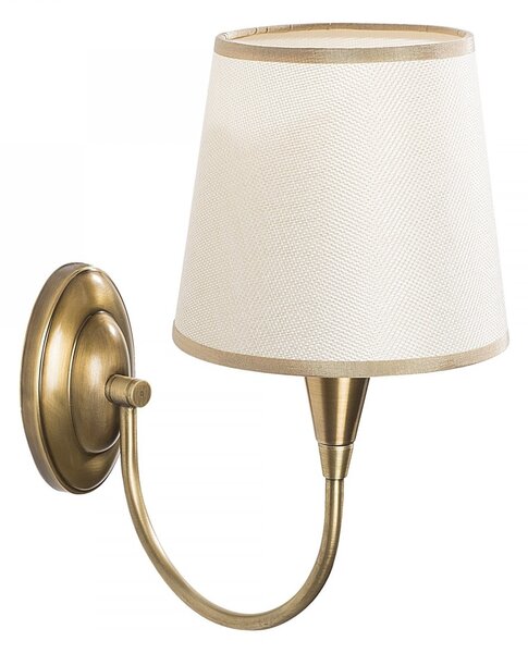 Opviq Nástěnná lampa Pardo mosaz/bílá