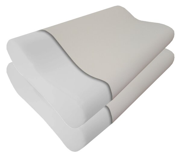 Bazyl.cz Anatomický polštář ERGO PUR 12cm - 30 x 51 cm -2ks