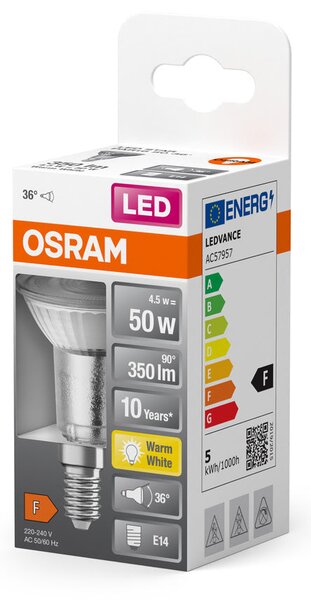 Reflektorová LED bodovka E14 4,5 W STAR, teplá bílá