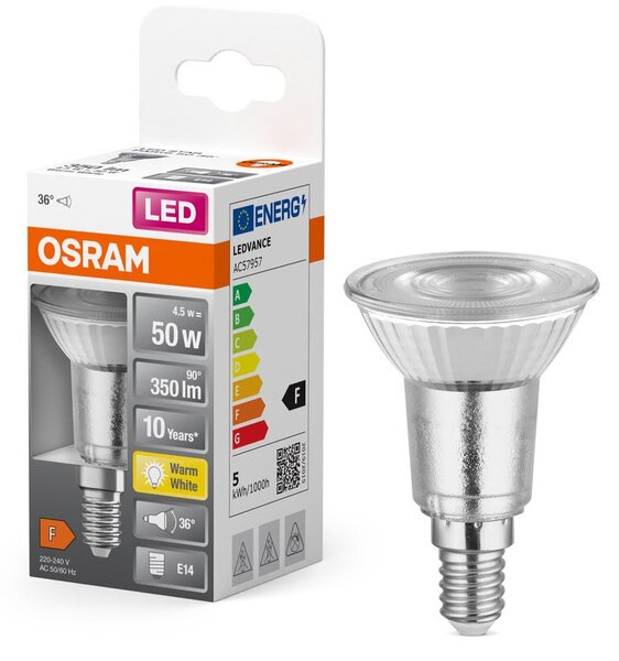 Reflektorová LED bodovka E14 4,5 W STAR, teplá bílá