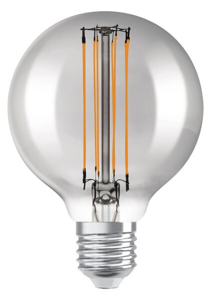 Stmívatelná vintage LED žárovka E27 11 W GLOBE, teplá bílá