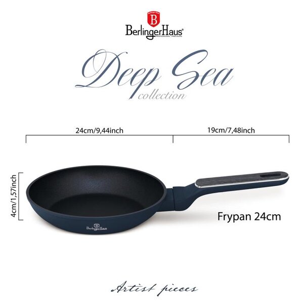Pánev s titanovým povrchem 24 cm Deep Sea Collection