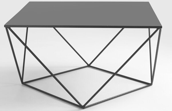 Nordic Design Kovový konferenční stolek Deryl 80x80 cm